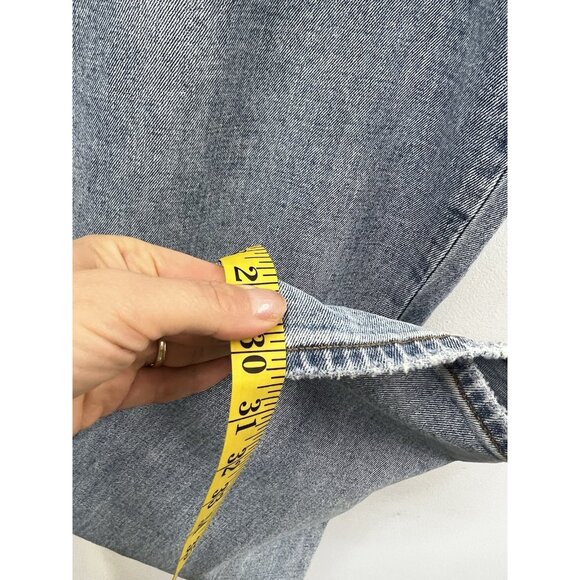 Abercrombie & Fitch Womens 90s Slim Straight Ultra High Rise Jeans Sz 36 22R - Picture 9 of 12